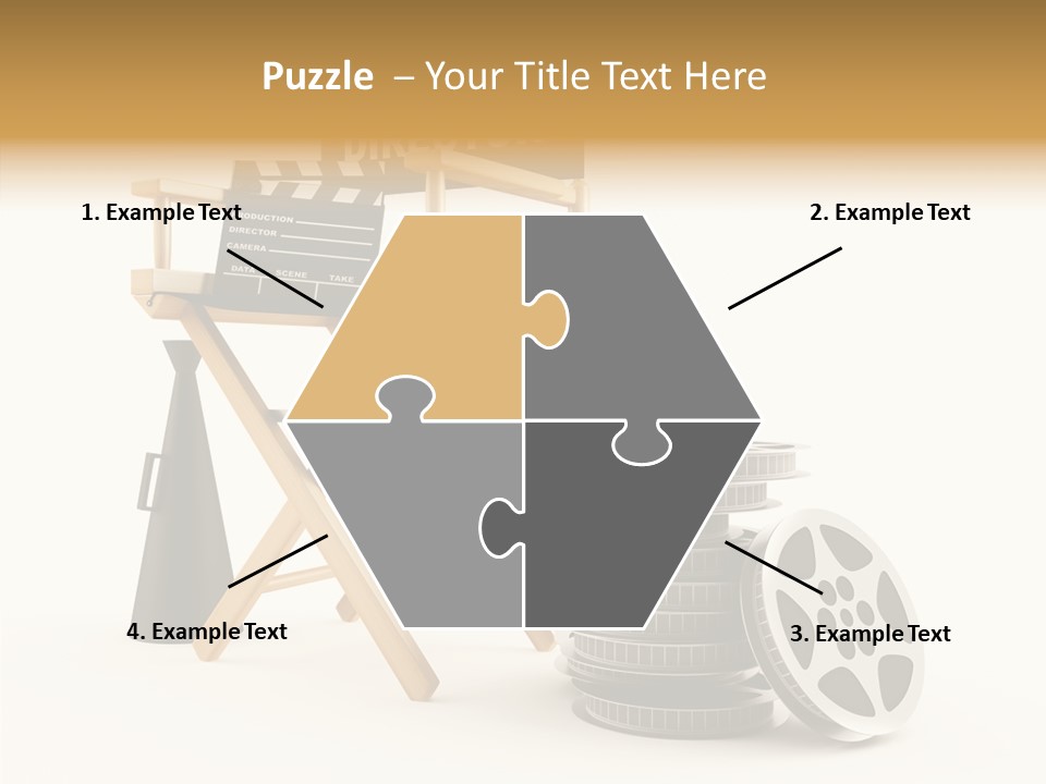 Film Render Seat PowerPoint Template