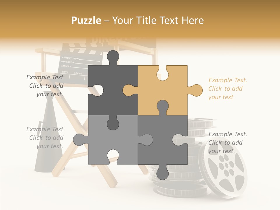 Film Render Seat PowerPoint Template