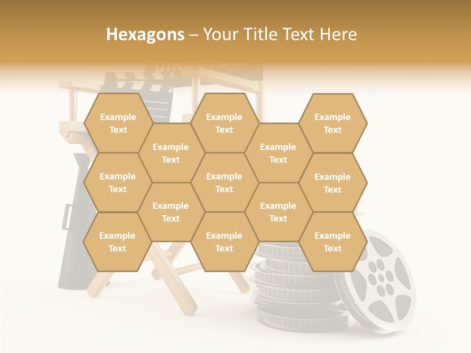 Film Render Seat PowerPoint Template