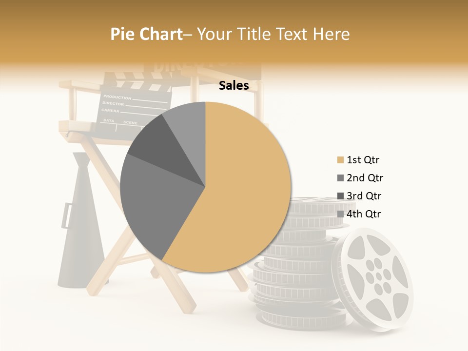Film Render Seat PowerPoint Template