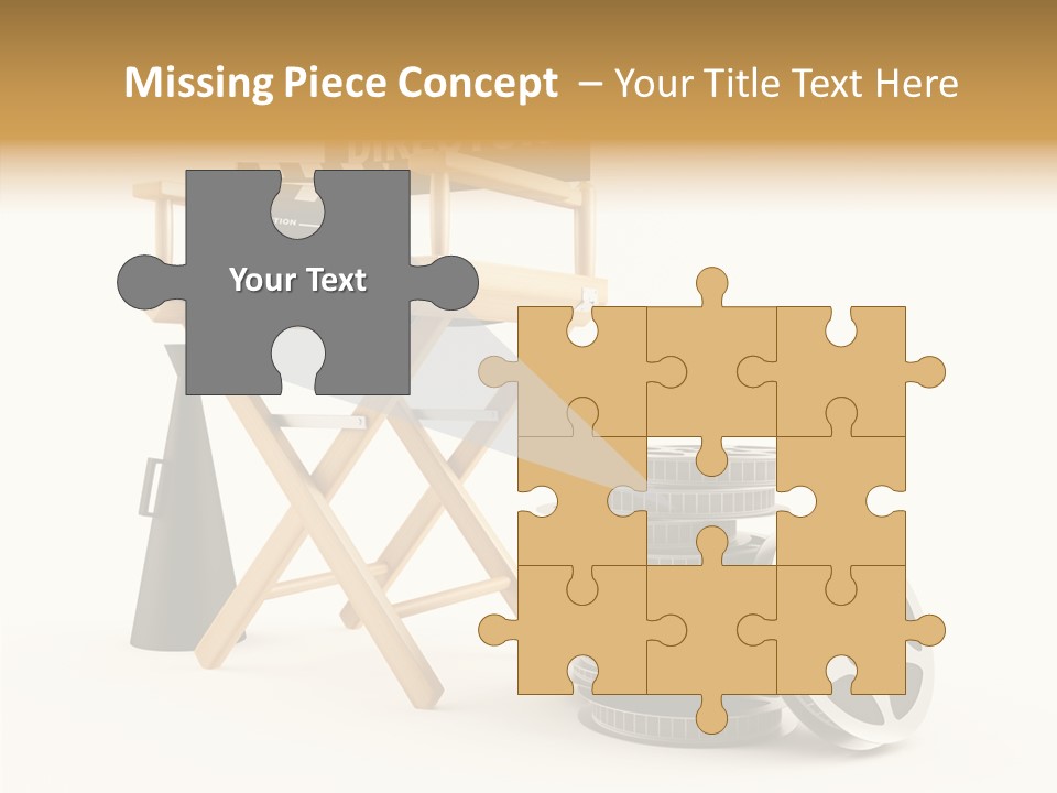 Film Render Seat PowerPoint Template