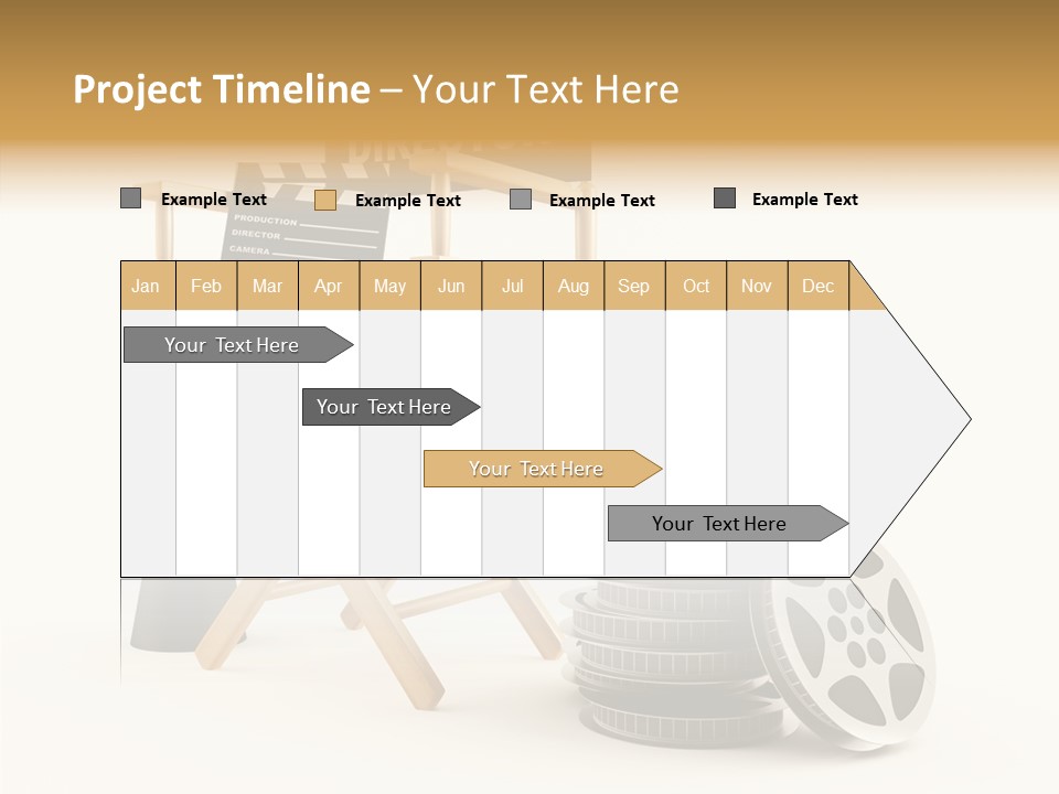 Film Render Seat PowerPoint Template
