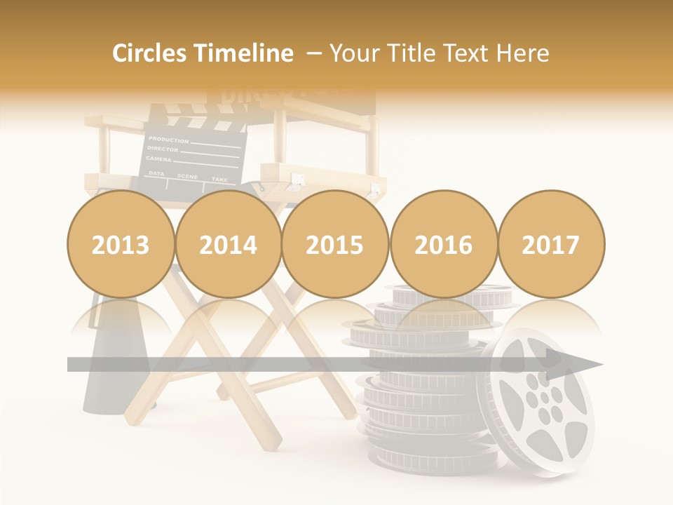 Film Render Seat PowerPoint Template