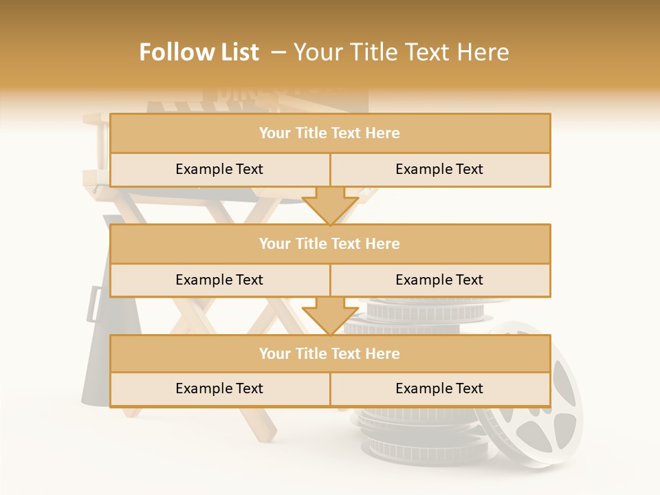 Film Render Seat PowerPoint Template