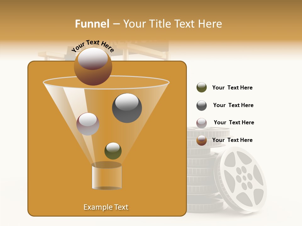 Film Render Seat PowerPoint Template