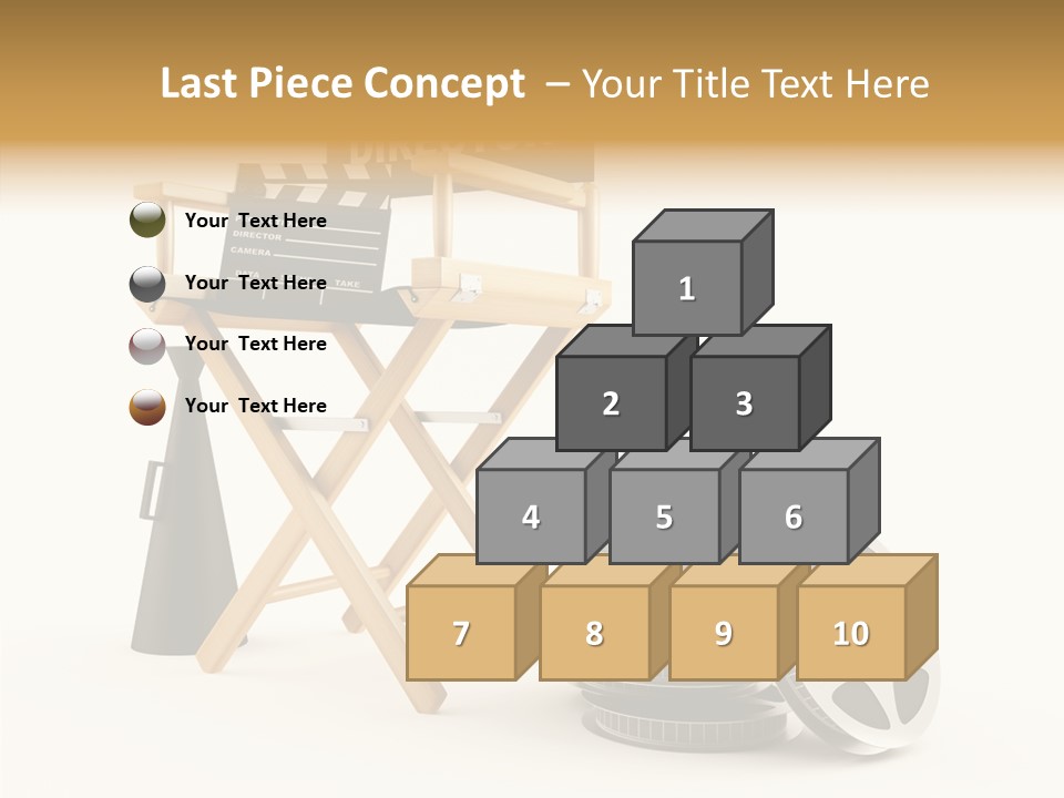 Film Render Seat PowerPoint Template