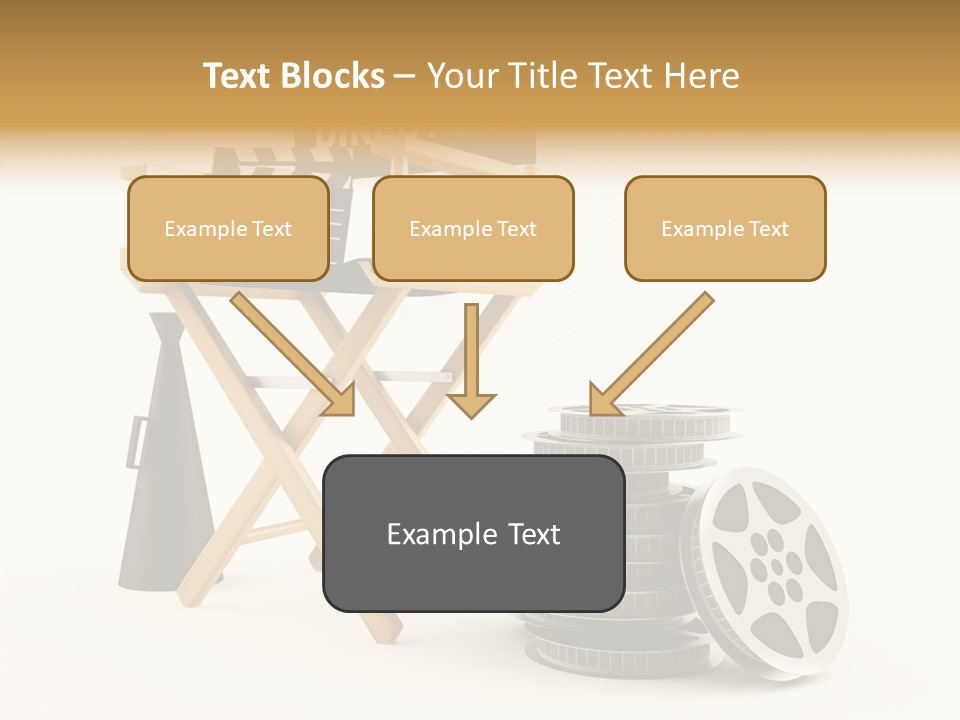 Film Render Seat PowerPoint Template