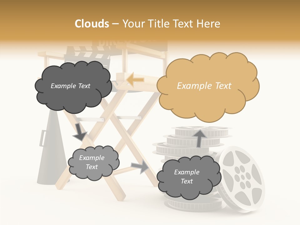 Film Render Seat PowerPoint Template