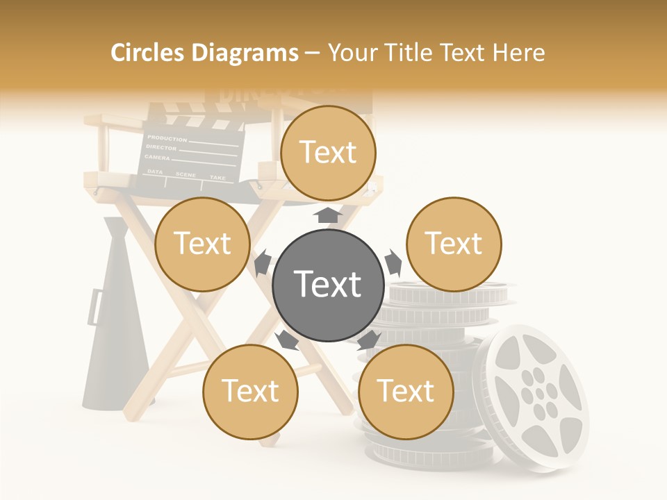 Film Render Seat PowerPoint Template