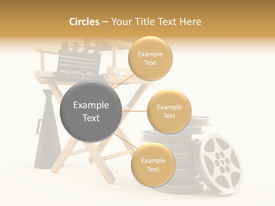 Film Render Seat PowerPoint Template