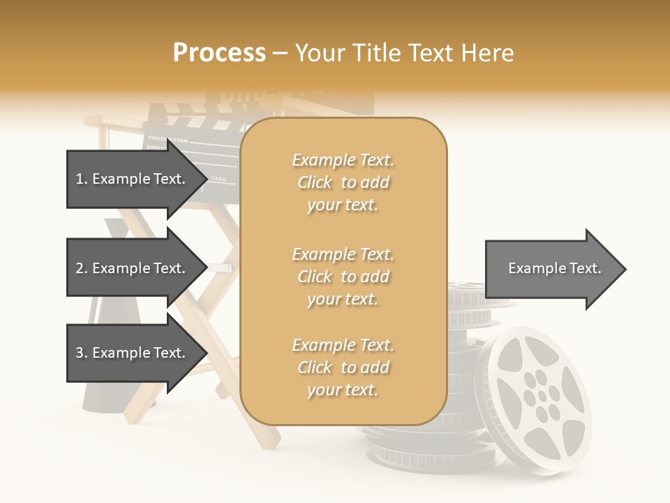 Film Render Seat PowerPoint Template