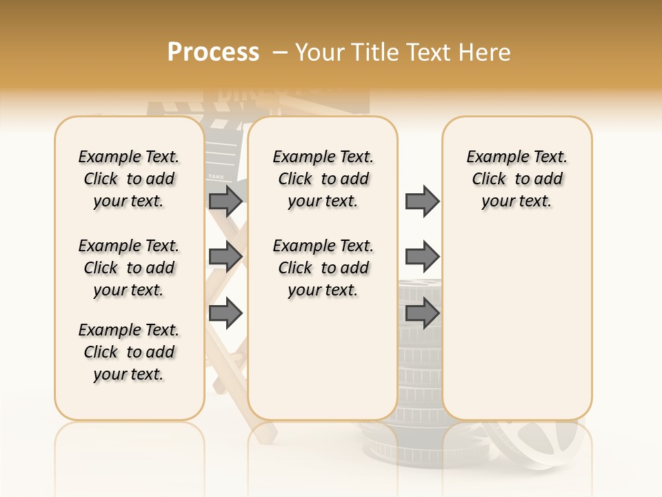 Film Render Seat PowerPoint Template