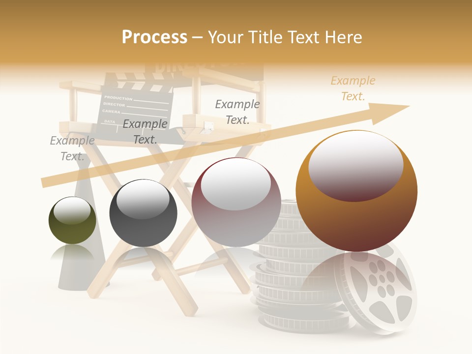 Film Render Seat PowerPoint Template