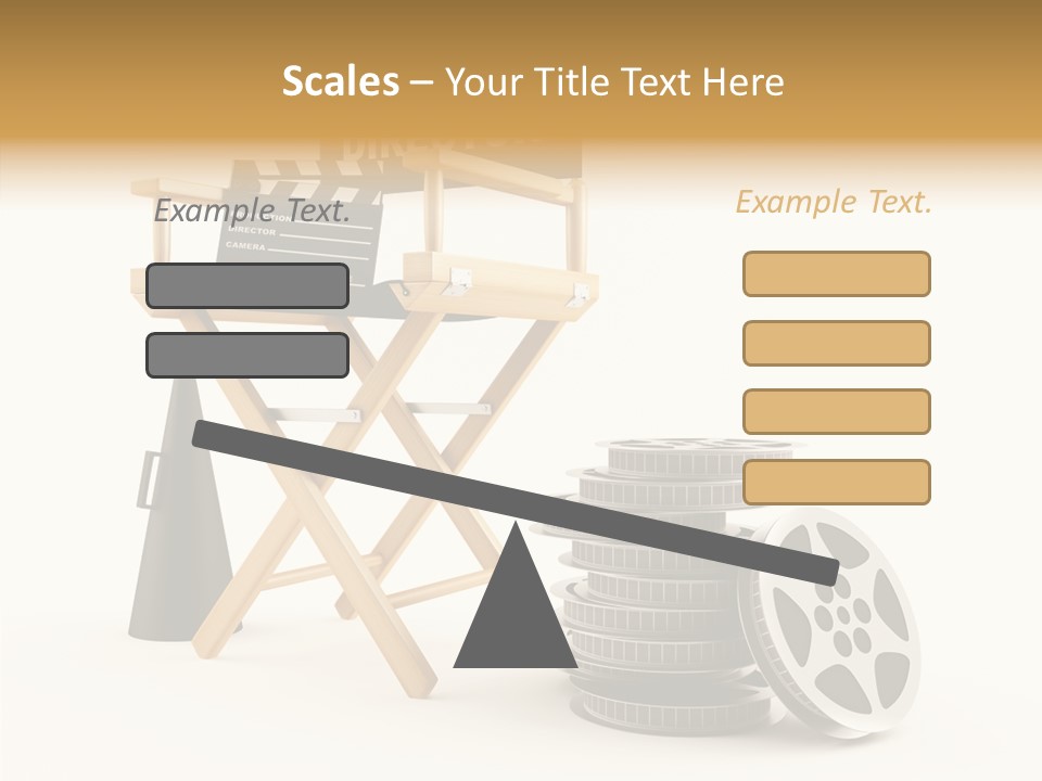 Film Render Seat PowerPoint Template