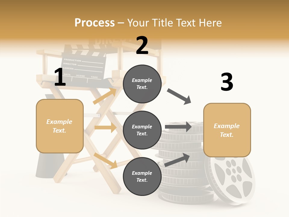 Film Render Seat PowerPoint Template