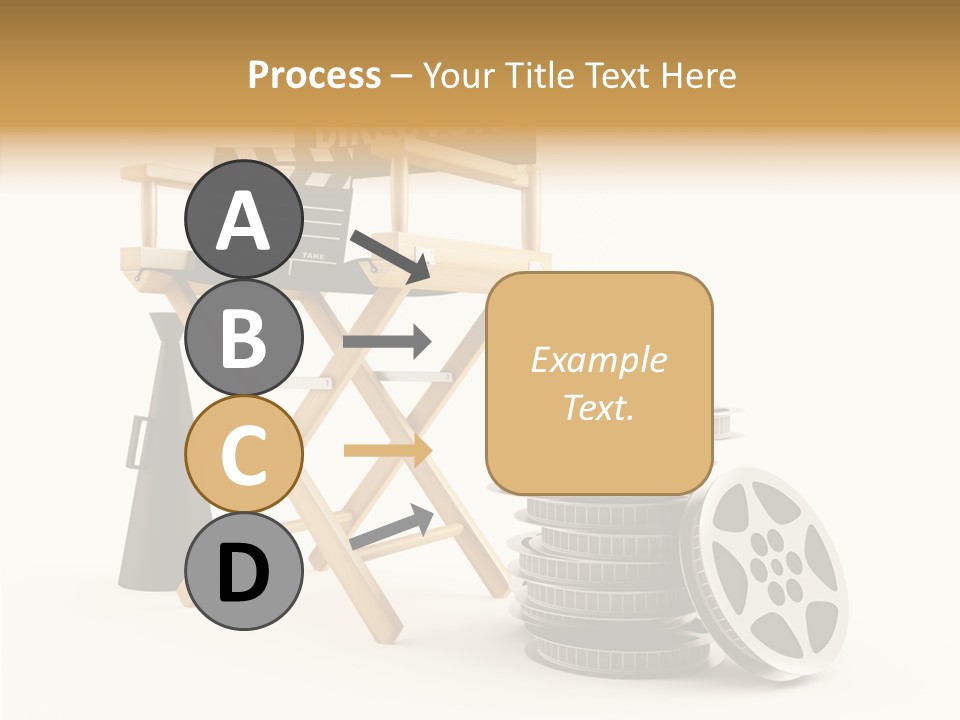 Film Render Seat PowerPoint Template