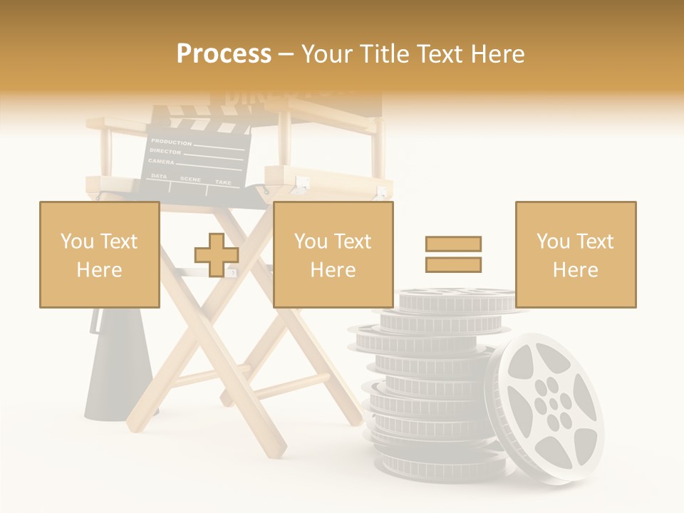 Film Render Seat PowerPoint Template