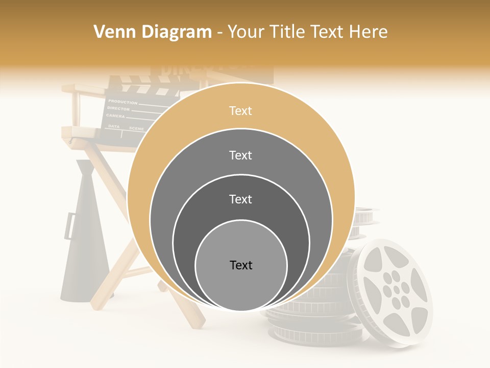 Film Render Seat PowerPoint Template