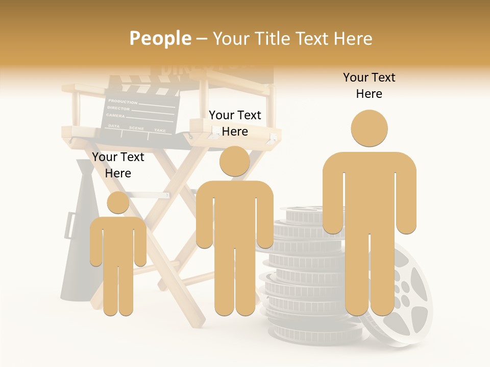 Film Render Seat PowerPoint Template