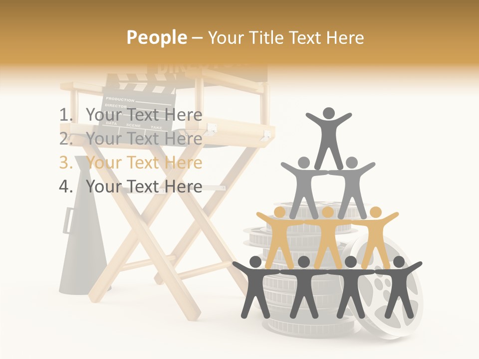 Film Render Seat PowerPoint Template