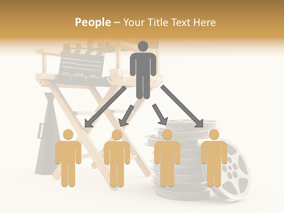 Film Render Seat PowerPoint Template