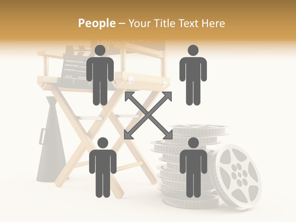 Film Render Seat PowerPoint Template