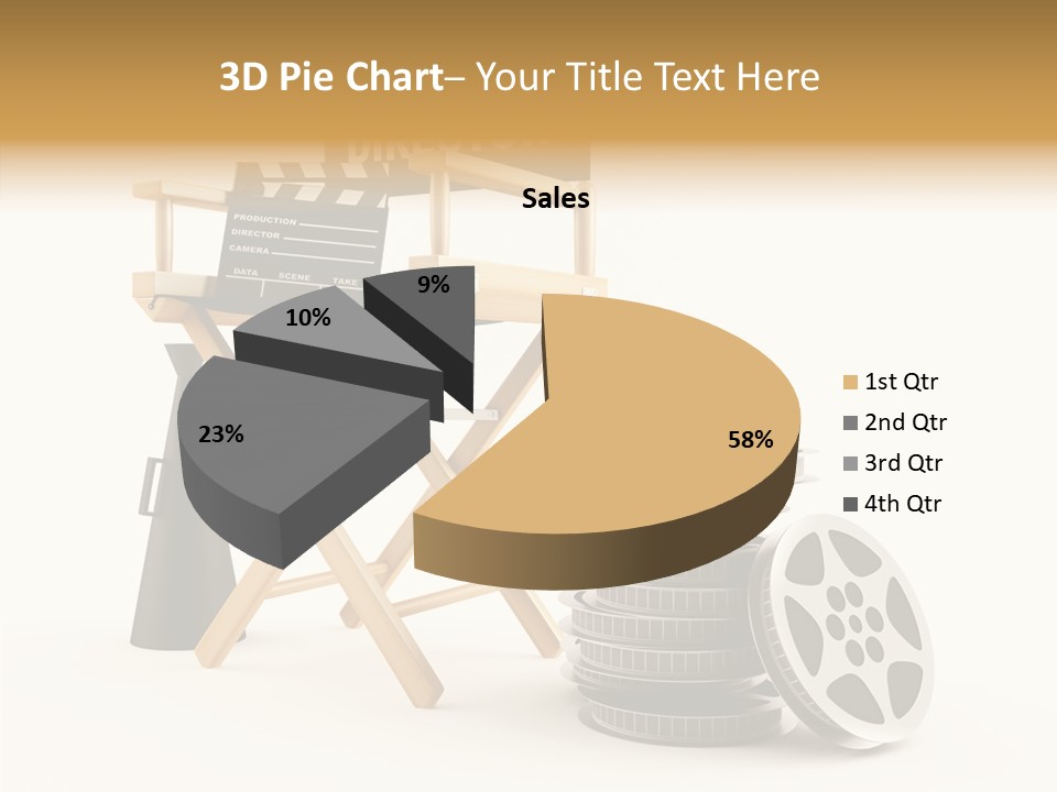 Film Render Seat PowerPoint Template