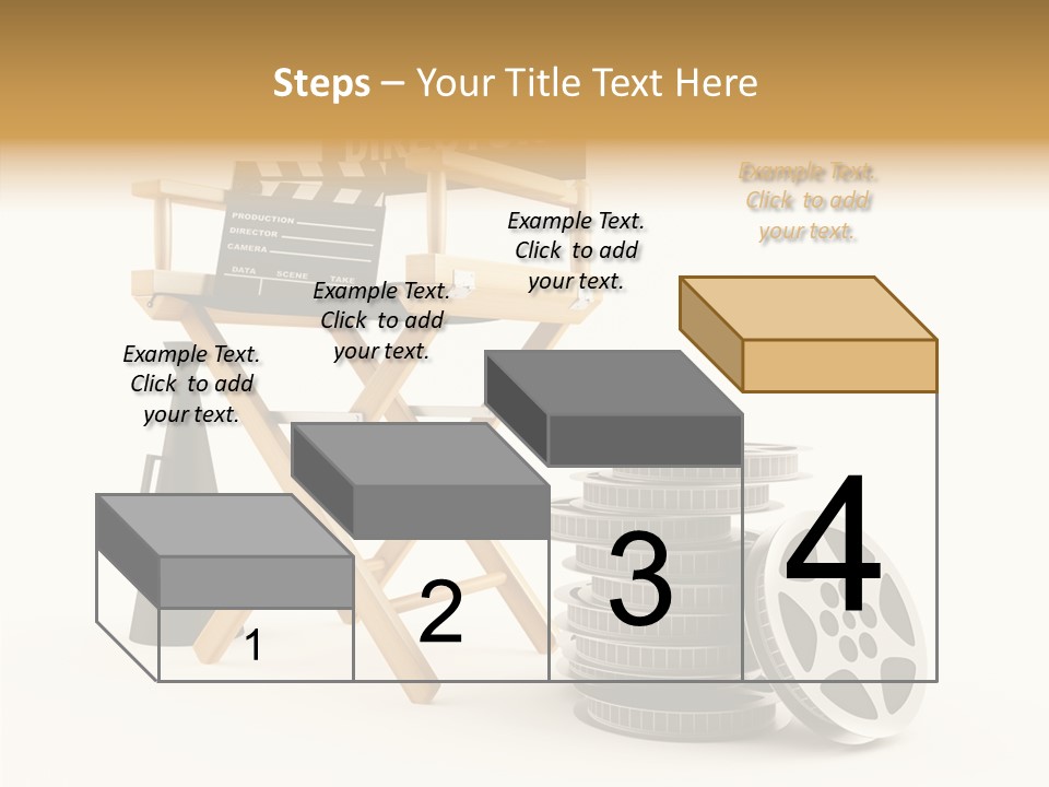 Film Render Seat PowerPoint Template
