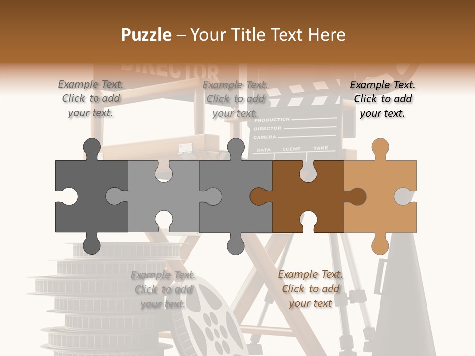 Embroidery Breeches Pants PowerPoint Template