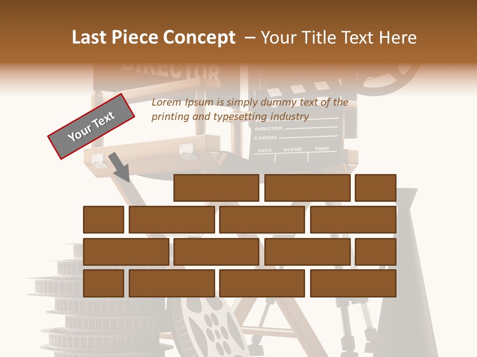 Embroidery Breeches Pants PowerPoint Template