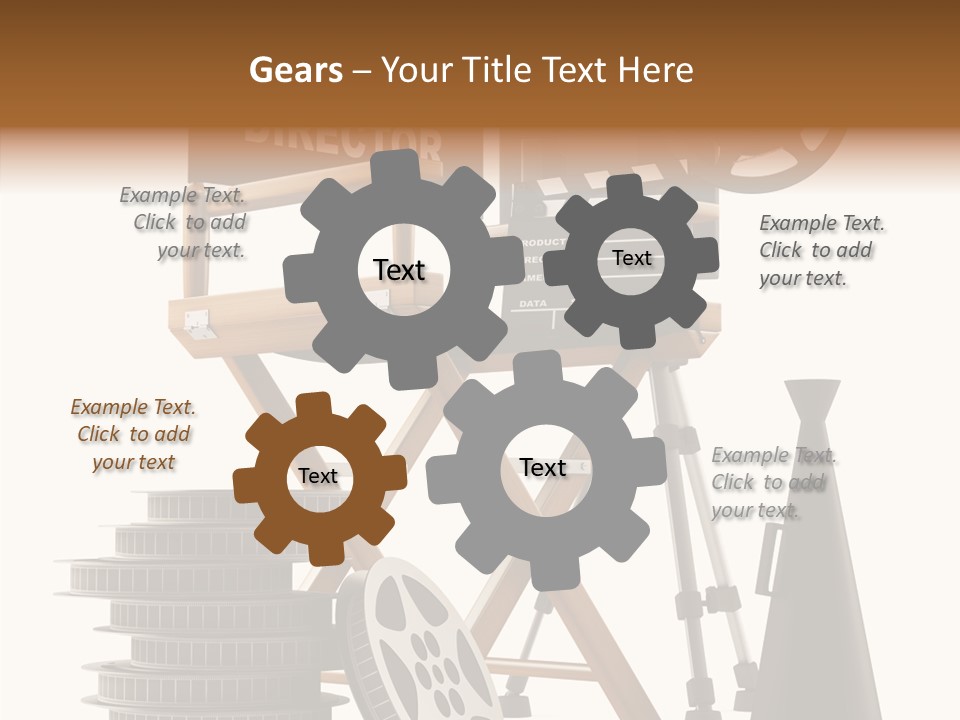 Embroidery Breeches Pants PowerPoint Template