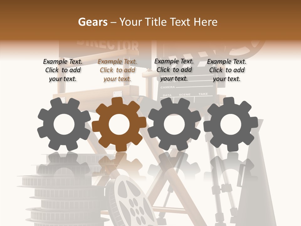 Embroidery Breeches Pants PowerPoint Template