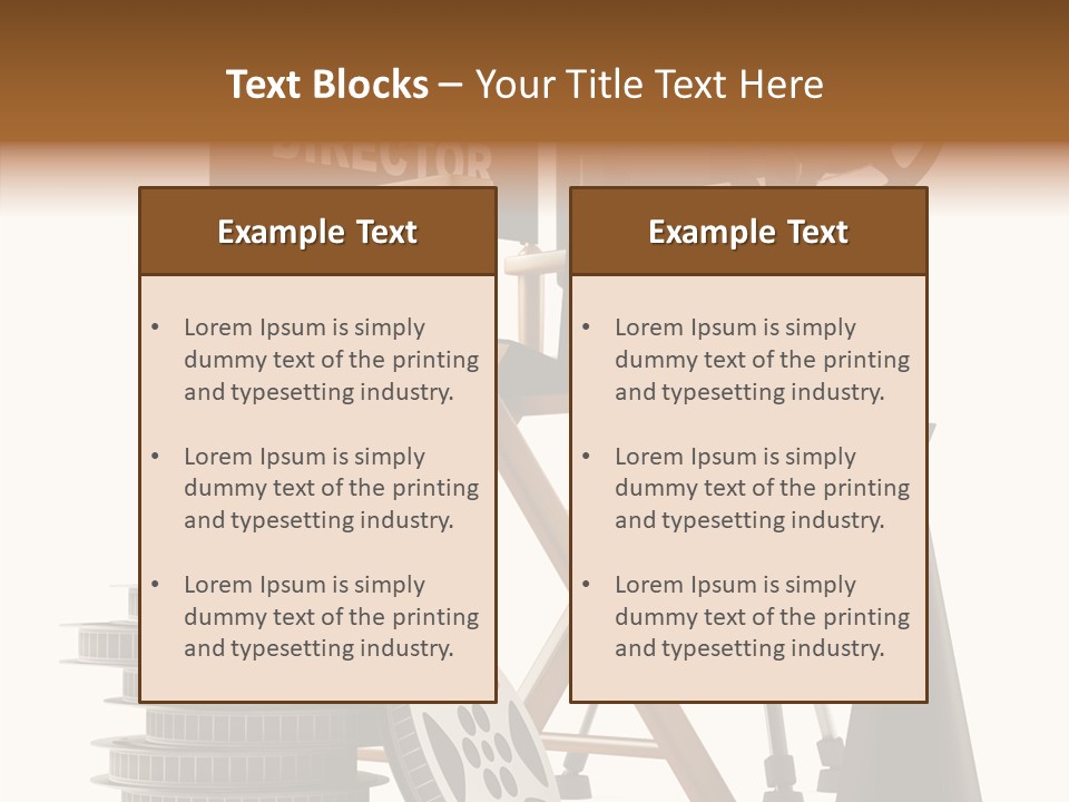 Embroidery Breeches Pants PowerPoint Template