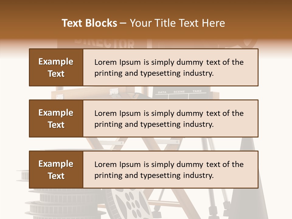 Embroidery Breeches Pants PowerPoint Template