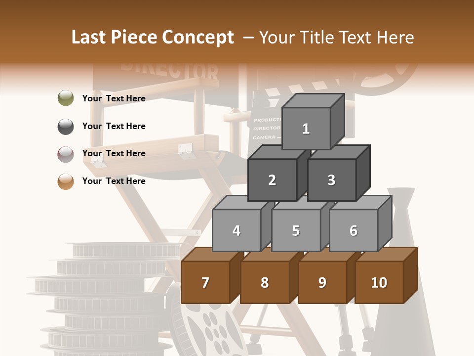 Embroidery Breeches Pants PowerPoint Template