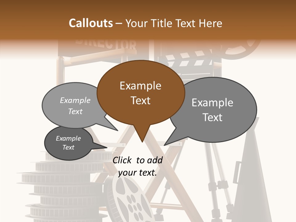 Embroidery Breeches Pants PowerPoint Template