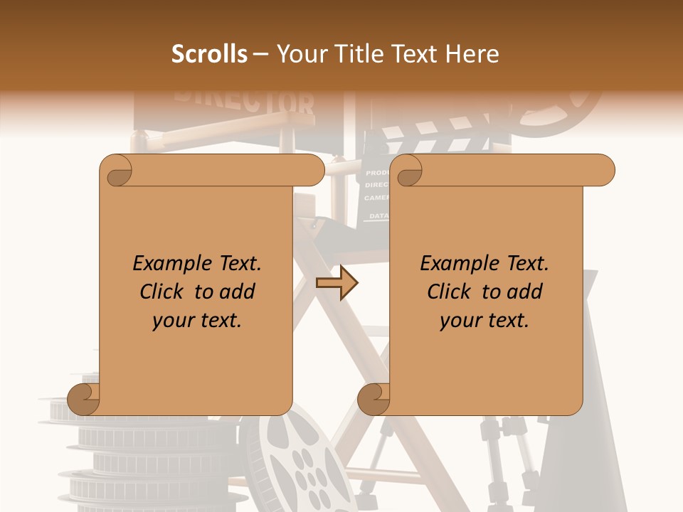 Embroidery Breeches Pants PowerPoint Template