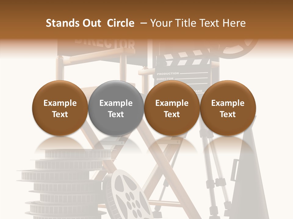 Embroidery Breeches Pants PowerPoint Template