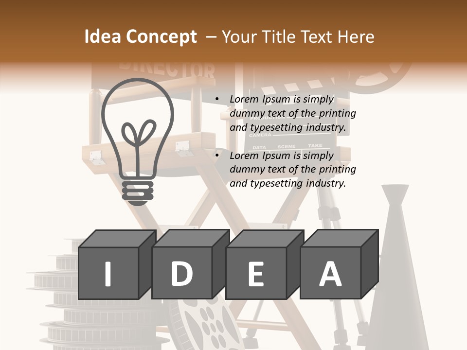 Embroidery Breeches Pants PowerPoint Template