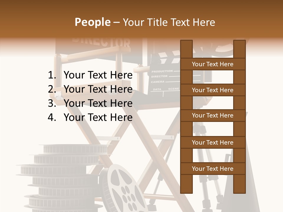 Embroidery Breeches Pants PowerPoint Template