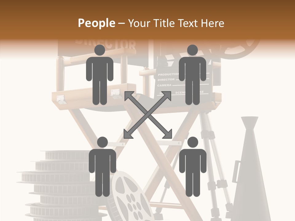 Embroidery Breeches Pants PowerPoint Template