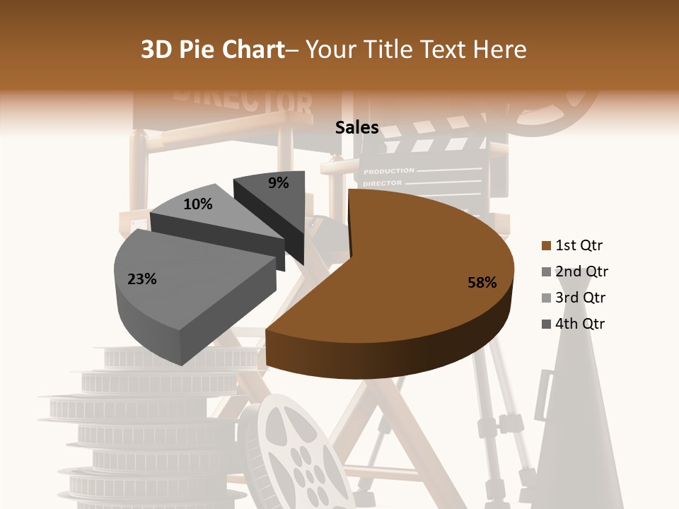 Embroidery Breeches Pants PowerPoint Template