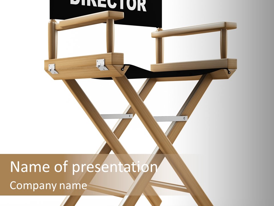 Producer Movie Stage PowerPoint Template