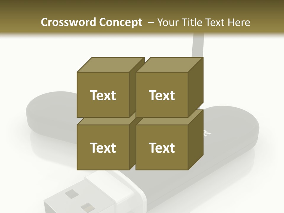 Antenna Service Memory PowerPoint Template