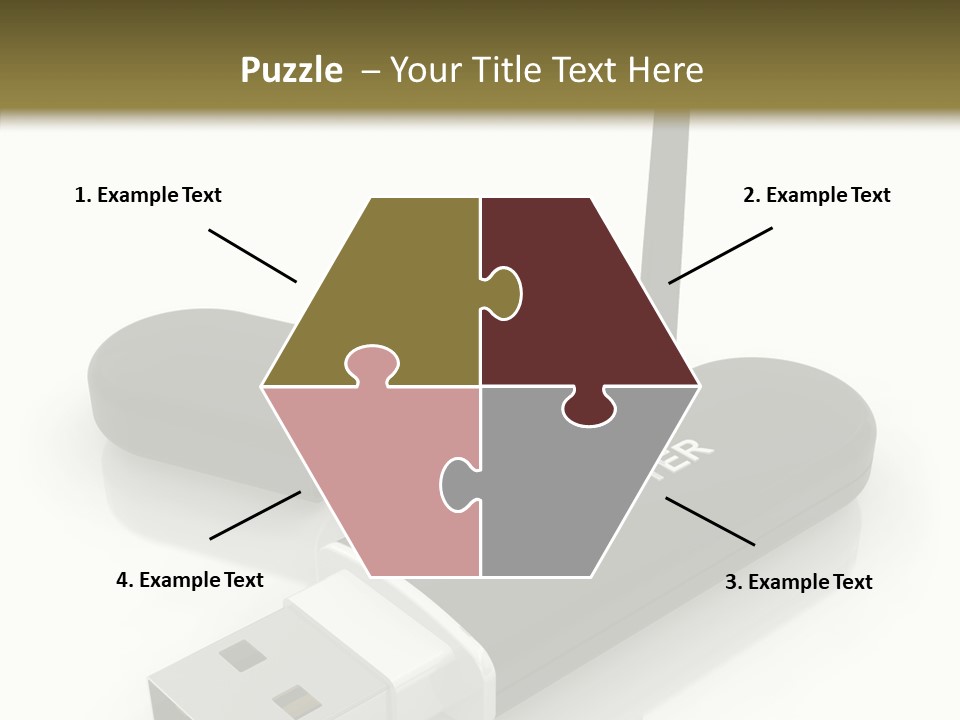 Antenna Service Memory PowerPoint Template