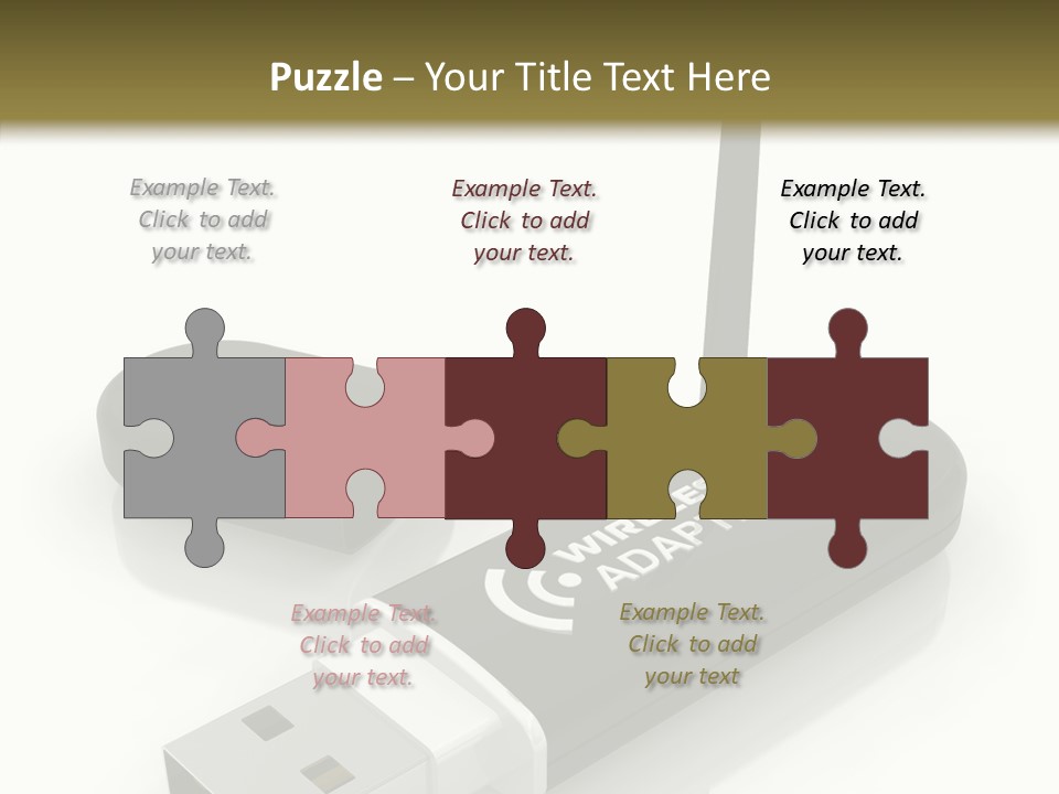 Antenna Service Memory PowerPoint Template