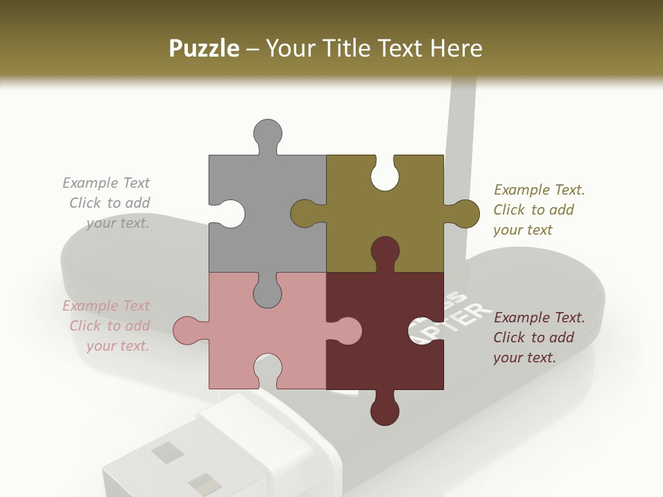Antenna Service Memory PowerPoint Template