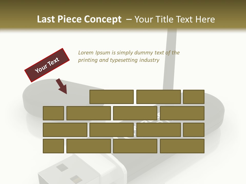 Antenna Service Memory PowerPoint Template