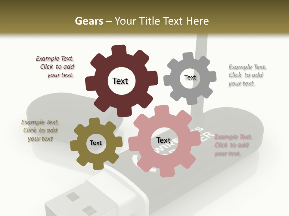 Antenna Service Memory PowerPoint Template