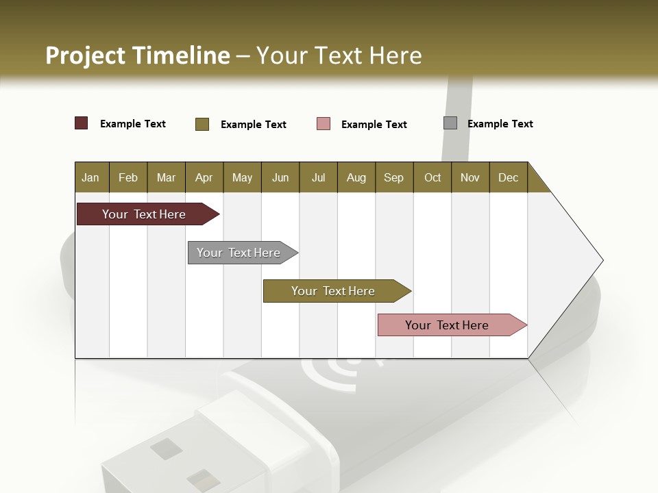 Antenna Service Memory PowerPoint Template